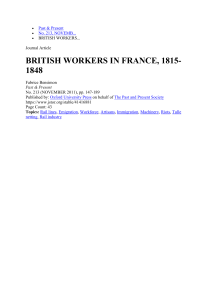 Brit workers in France
