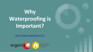 Why Waterproofing is Important