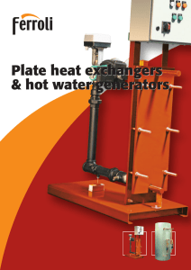 Plate heat exchangers - Geo Gas