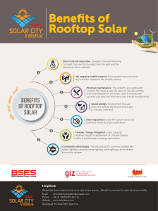 Benefits of Rooftop Solar