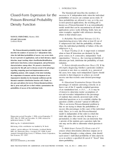 Closed-Form Expression for the Poisson-Binomial Probability Density Function