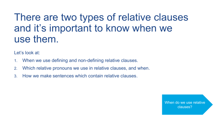 Grammar B1 5 Relative Clauses