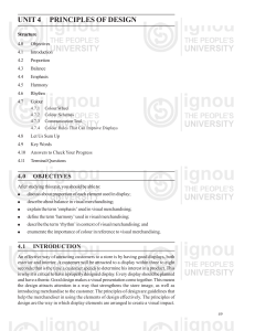 Unit-4 Principles of design