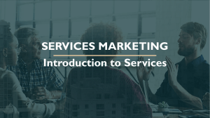  INTRODUCTION TO SERVICES