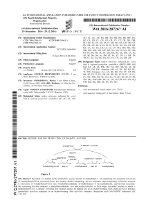 Isoamyl Alcohol Production Method - Patent Application