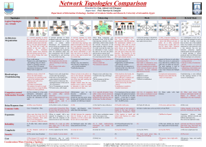 Network topologies 