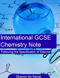 IGCSE Chemistry Note Shawon