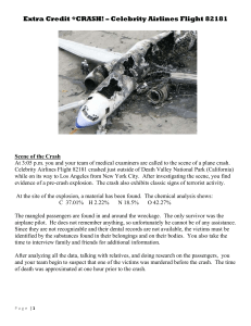 Extra Credit Plane Crash Mystery.doc