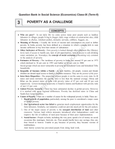 poverty as a challenge