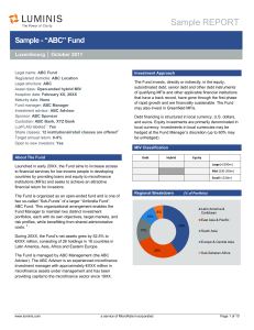 ABC Fund Report: Performance, Risk, and Investment Analysis