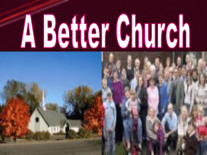A Better Church