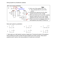 Copy of stu(L)sub.systems of Linear equations - Google Docs
