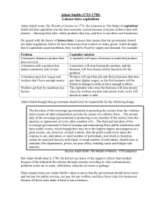 Adam Smith vs Karl Marx - Worksheet - with questions