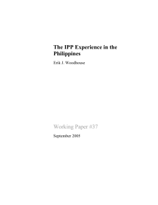 PhilippinesIPP Project Finance