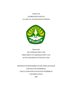 PENDIDIKAN AGAMA ISLAM klp 6