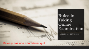 Rules-in-Taking-Online-Examination