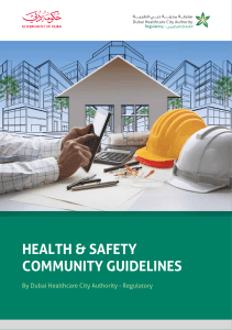 Health and Safety Community Guidelines