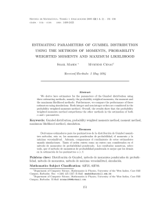 Estimating Parameters of Gumbel Distribution