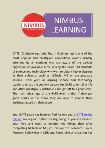 GATE online classes for students