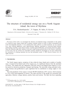 11 Haralambopoulos 2001 Fappas Energy Consumption in the Residential Mytilene