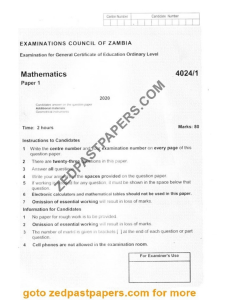 g12 math p1 2020 gce