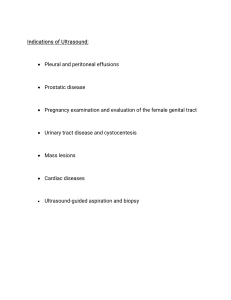 Indications and ContraIndications of Ultrasound (DPT Boyz)