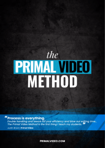 PrimalVideo-Primal Video Method