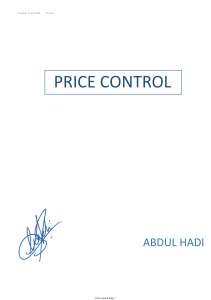 13- Price control