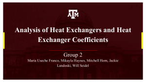 Heat Exchangers Presentation