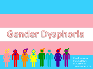 Gender Dysphoria1