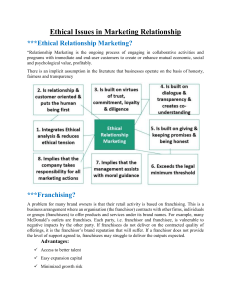 Ethical Issues in Marketing Relationship