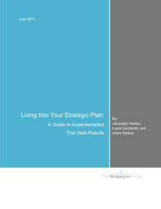 Strategic Plan Implementation Guide for Nonprofits