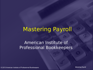 Mastering Payroll PowerPoint Presentation