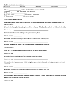 grade 7 second term revision sheet for Collection and Grammar
