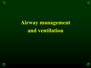 Airway management- simplified