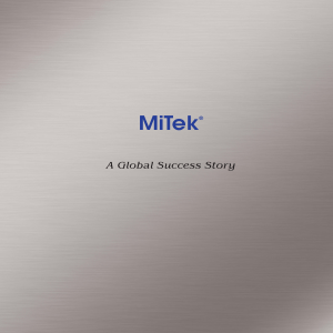 Mitek - A global success story