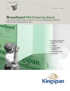 57005 GreenGuard PB4 Protection Board Product Sheet US CA