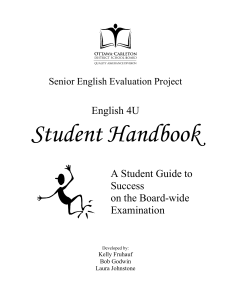 ENG 4U Handbook
