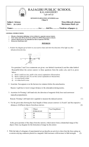 CLASS 10 Science Question Paper