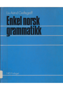 Enkel norsk grammatikk