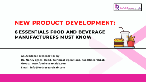 6 essentials Food and beverage manufacturers must know