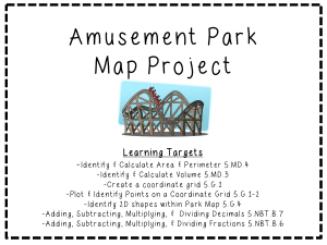Amusement Park Map Project