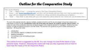 comparative study - part 1