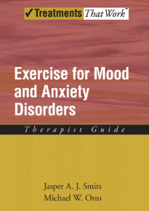 Exercise for mood and anxiety disorders   therapist guide ( PDFDrive )