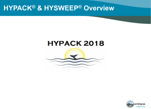 2018 HYPACK Overview