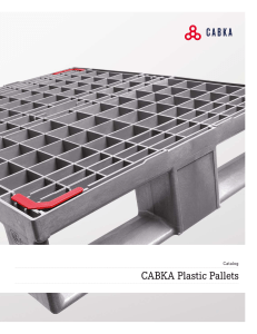 Cabka Plastic Pallets Catalog