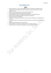 Chapter 6 Equilibrium