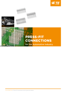 IP Rating 1654403-1 press fit connectors