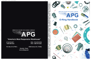 APG O-ring Catalog2010