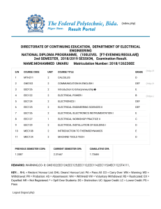 nada result